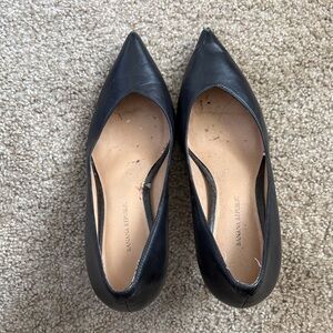 Banana Republic Black Leather heels